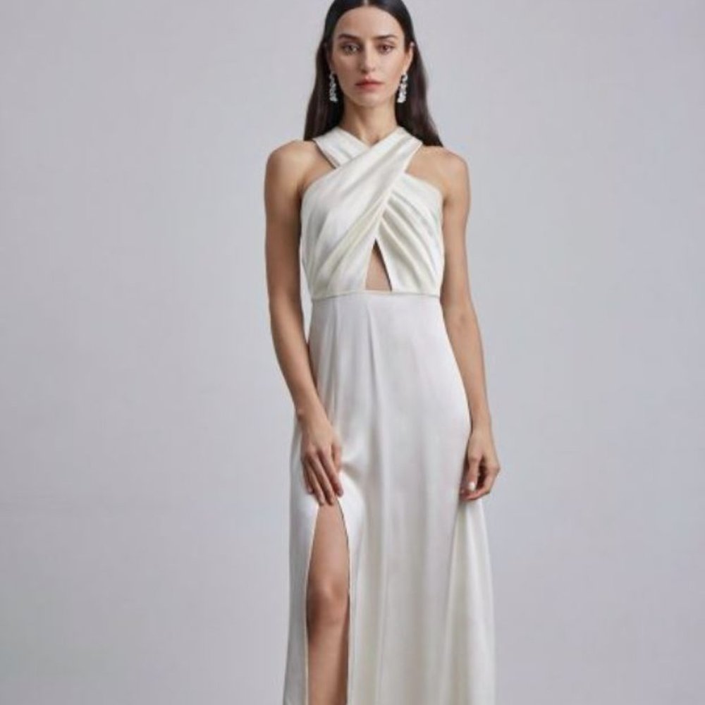 Cleopatra Bridal Silk Maxi Dress - BNWT